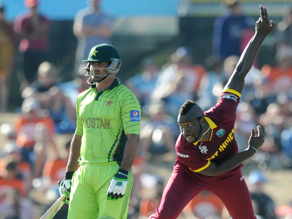Pakistan suffered their second consecutive loss as they were handed a crushing 150-run defeat by the West Indies who rode on Andre Russell's all-round show in a completely one-sided cricket World Cup match here on. Reuters Photo.
