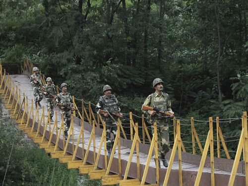 Border Security Force authorities. Reuters file photo
