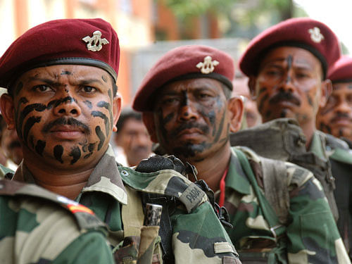 Indian Army personnel. PTI file photo