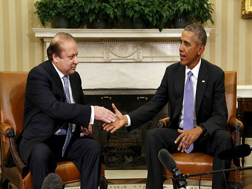 Pak PM Sharif and US President Obama. Reuters file photo