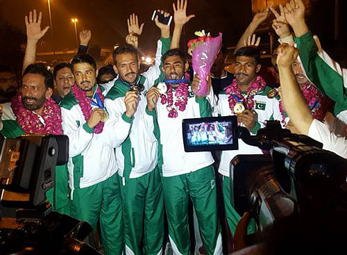 The Pakistan Kabaddi team. File Photo.