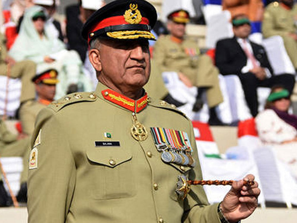 Pakistan Army chief Gen Qamar Javed Bajwa. Press Trust of India