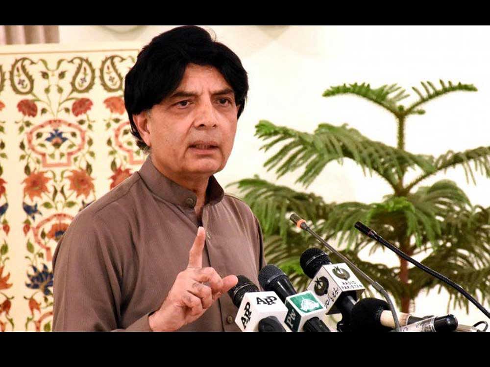 Nisar said that India's actions in Kashmir should concern every principled nation, Dawn news reported today. Photo via Twitter.