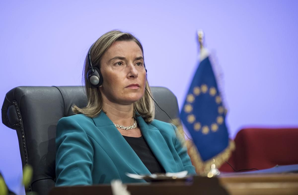 Federica Mogherini, EU High Representative for Foreign Affairs and Security Policy. AFP file photo