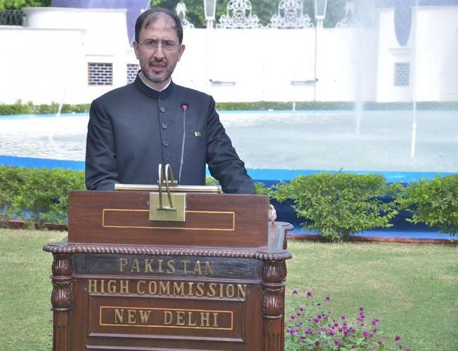Syed Haider Shah, the Deputy High Commissioner of Pakistan in New Delhi, was summoned to the Ministry of External Affairs, where senior diplomats lodged a strong protest over the death of an infant due to unprovoked ceasefire violations by Pakistan soldiers. Picture courtesy Twitter