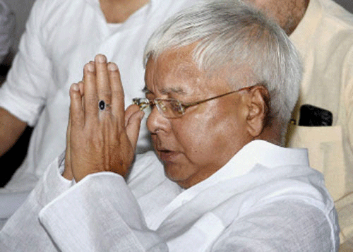 Speculation rife over Pranab's son meeting Lalu