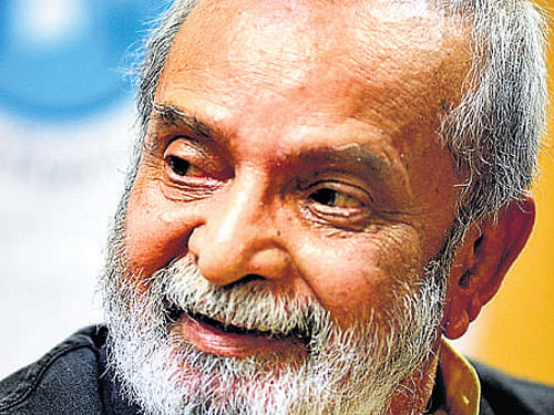 Iconic Kannada writer U R Ananthamurthy, who is known for his anti-BJP stand, took some by surprise when he came to cast his vote at a polling station in the posh Sadashivanagar area. DH File Photo