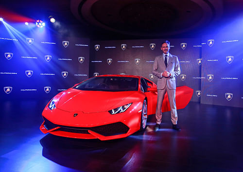 Lamborghini launches super sports car Huracan in India