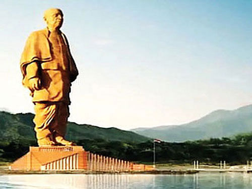 The statue as visualised by Modi is touted to be one of the tallest in the world at a height of 182 metres. File photo