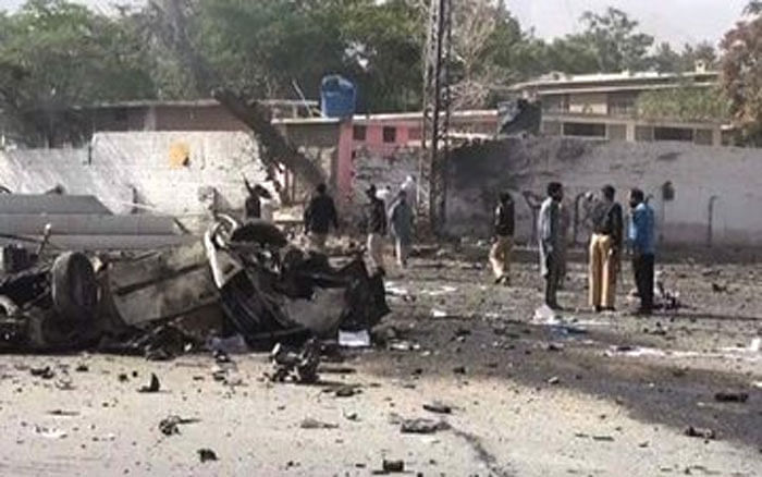 A bomb blast ripped through a vegetable market in Pakistan's Quetta city early Friday, killing at least 14 people and injuring several others, media reports said. Picture courtesy Twitter