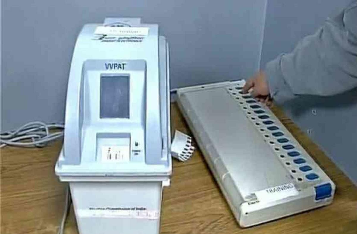 Over 11 per cent of the 10,300 VVPAT, or Voter Verifiable Paper Audit Trail, machines across 10 states had developed faults and had to be replaced on Monday. File photo