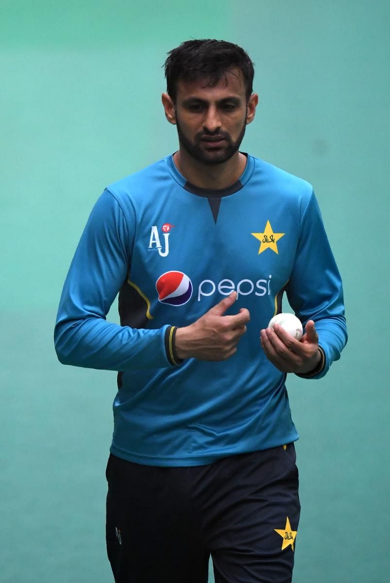 Pakistan's cricketer Shoaib Malik (Photo AFP)
