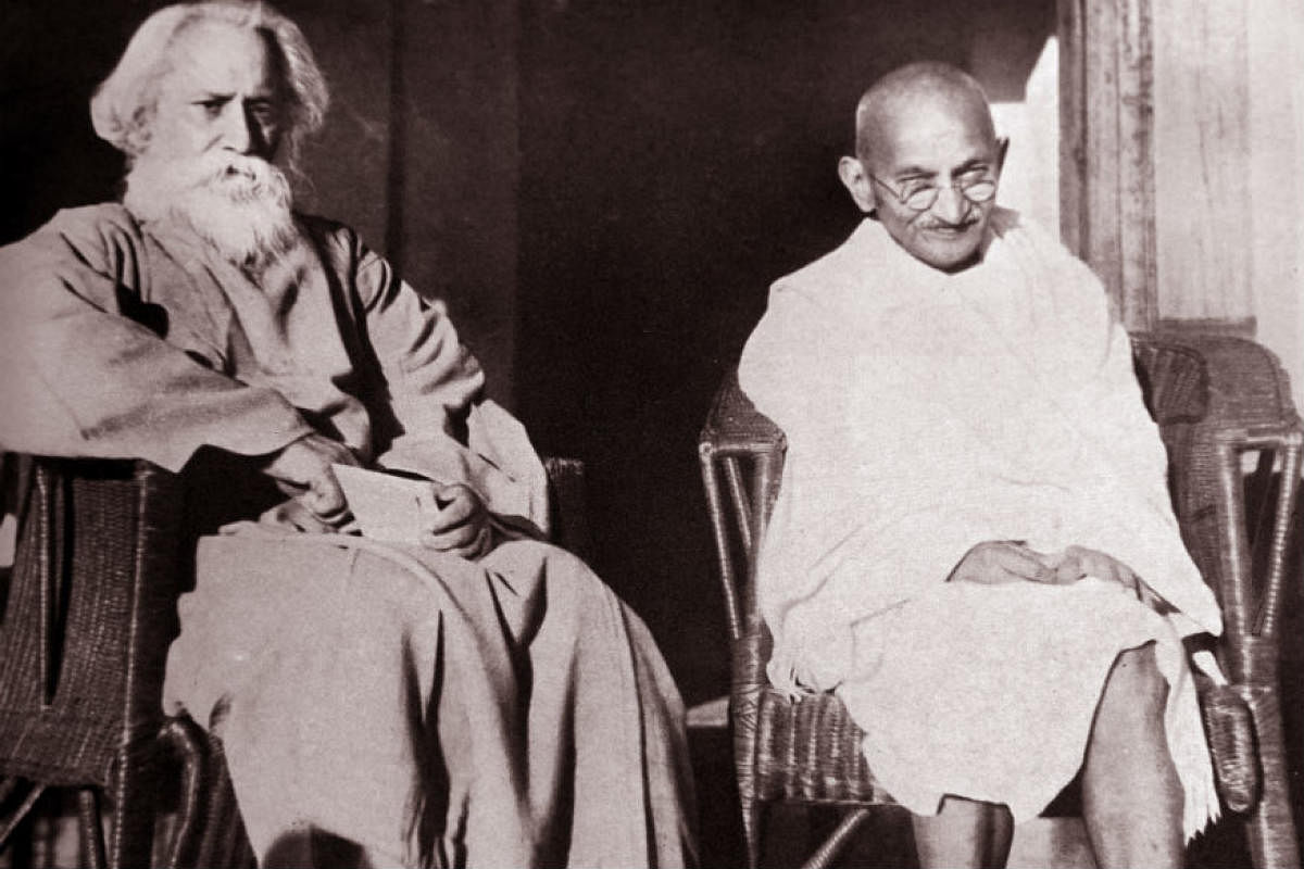 Tagore and Gandhi