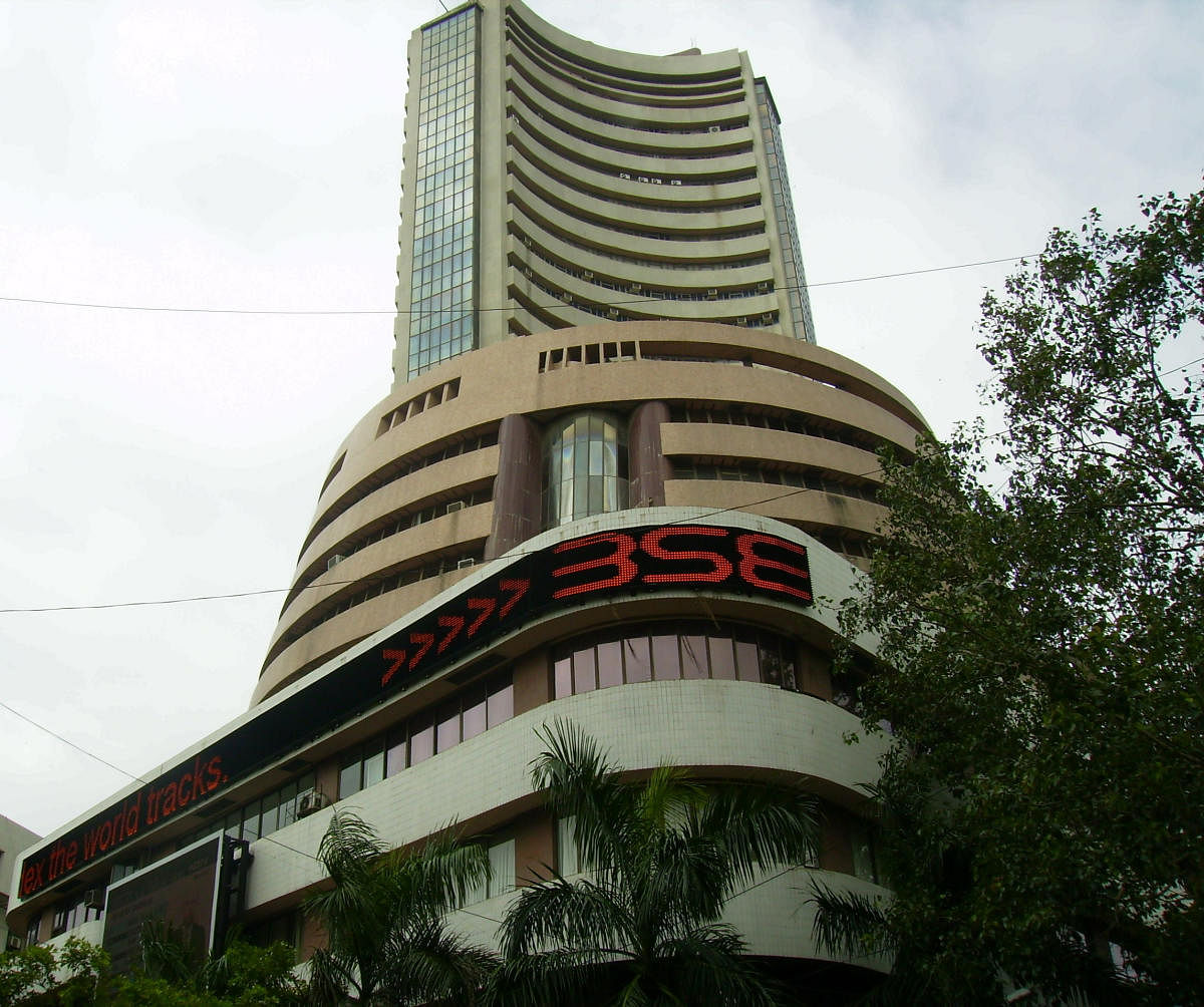 Bombay Stock Exchange building, Mumbai. (DH File Photo)