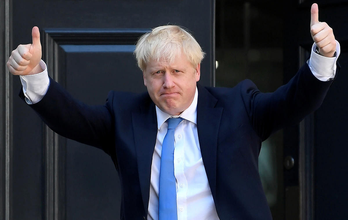 Britain's next Prime Minister Boris Johnson in London. (Reuters photo)