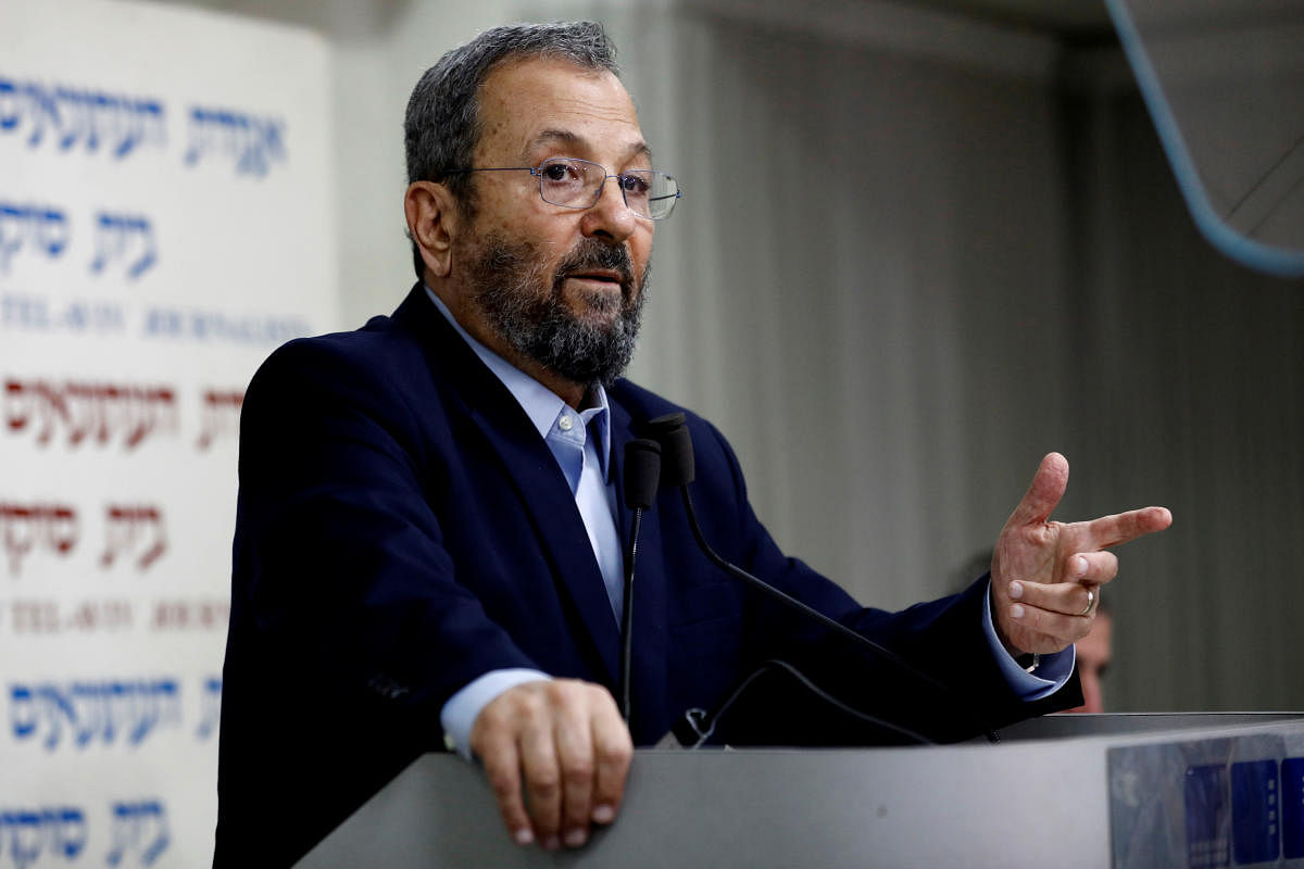 Former Israeli prime minister Ehud Barak. Reuters photo