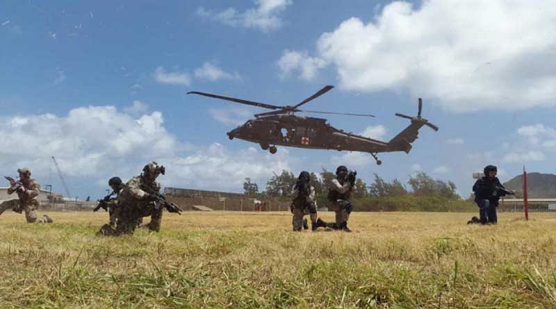 The training focuses on mutual defence operations. (Image: US Consulate)