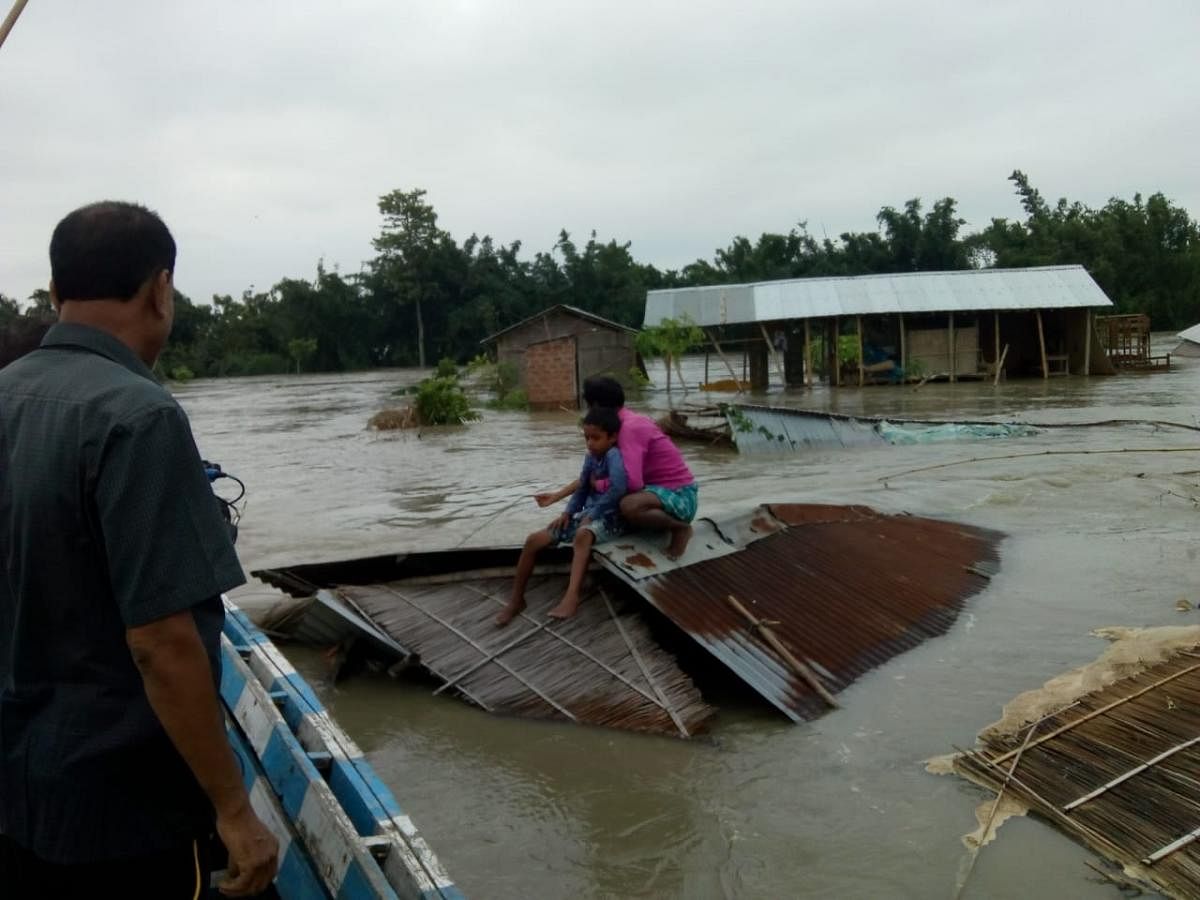 As many as 2,993 villages in Assam have been destroyed by floods this year, affecting lakhs of livelihood and livestocks.