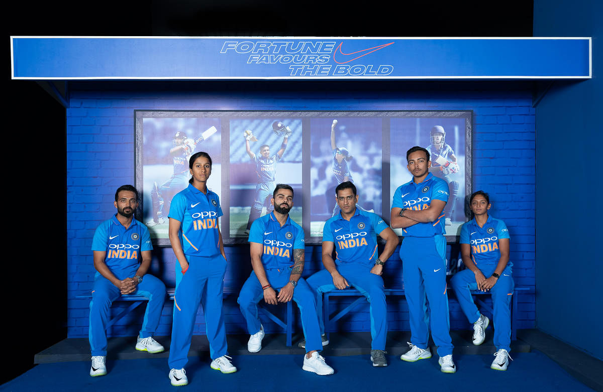 In March 2017, Oppo won the Indian team jersey rights for a five-year period after outbidding Vivo mobiles' Rs 768 crore bid. Oppo was paying BCCI Rs 4.61 crore per bilateral match and Rs 1.56 crore for an ICC event game. 