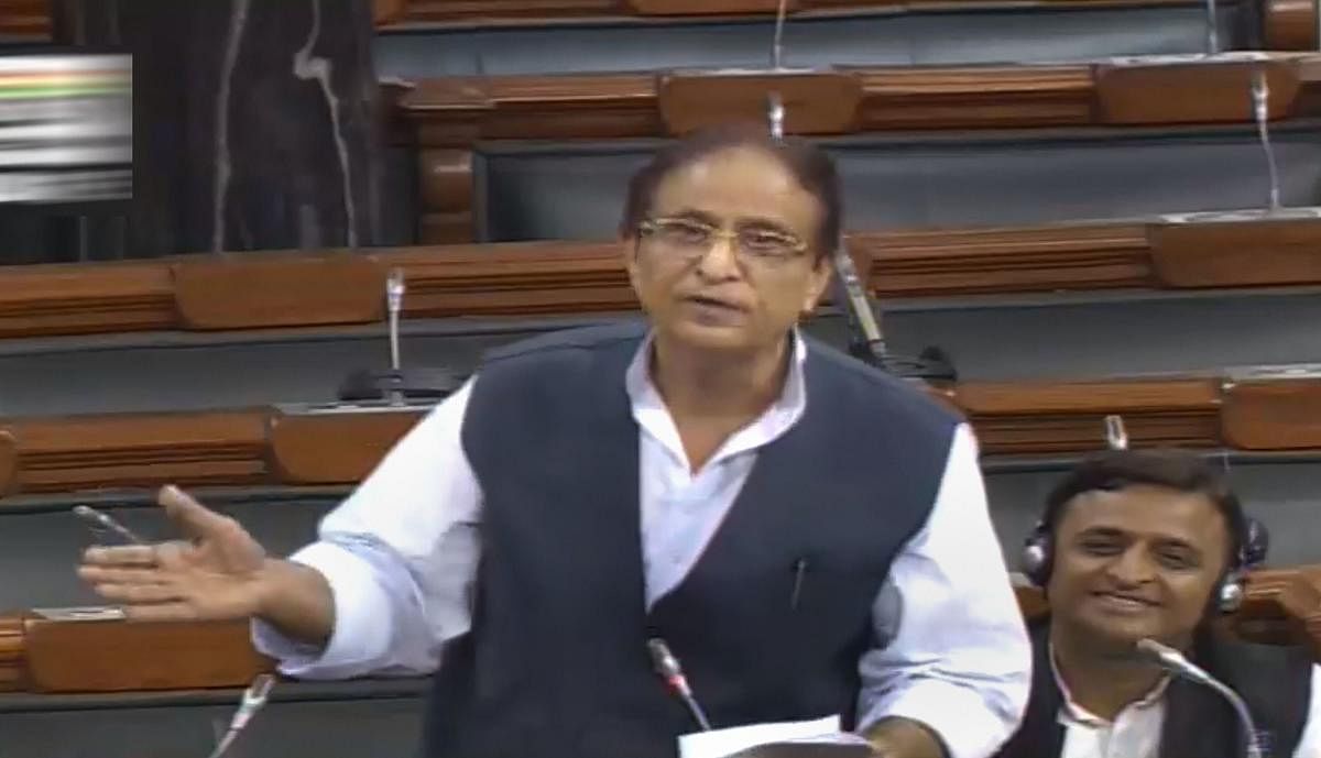 Azam Khan made some objectionable remarks in the Lok Sabha. Photo credit: PTI