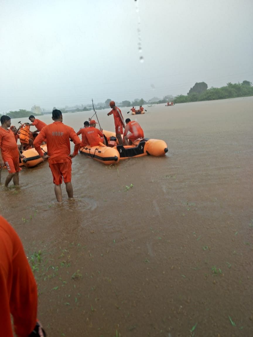 The NDRF, IAF and two columns of the army are currently deployed to rescue the passengers of the Mahalaxmi Express