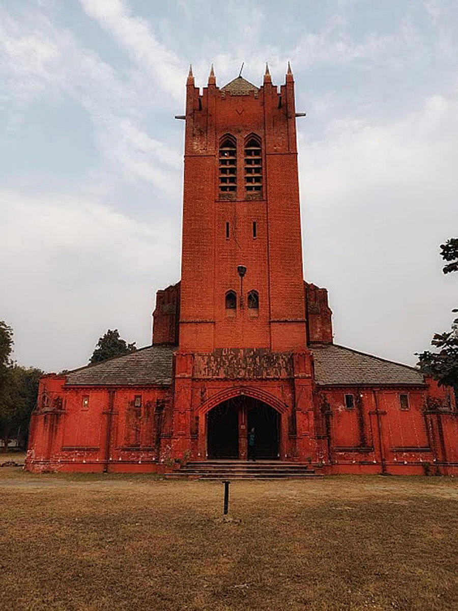 All Saints Garrison Church in Lucknow. photos by author