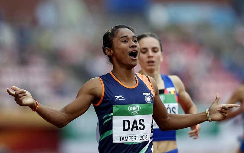 In Photo: Star athlete Hima Das. AP/PTI file photo. 