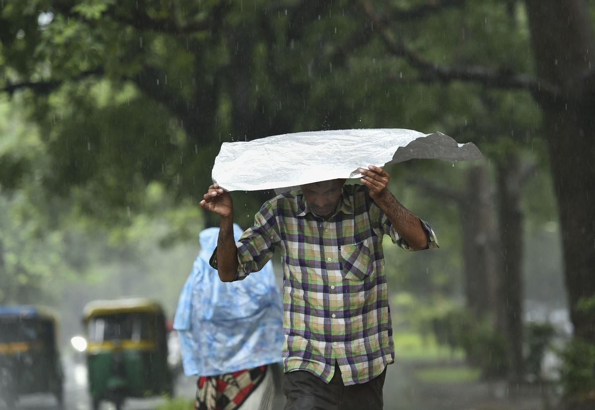 The India Meteorological Department has also predicted light rains or thundershowers on Sunday and Monday and an increase in temperatures. (PTI Photo)