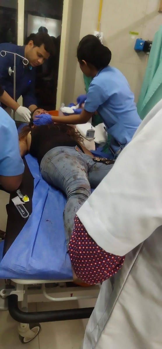 The woman being treated at a private hospital.