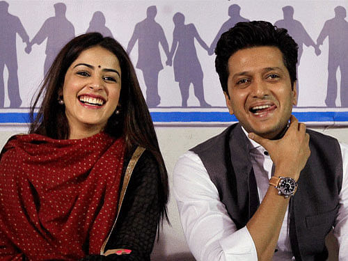 The 'Housefull 3' star and his wife, who are already parents to one-year-old son Riaan Riteish Deshmukh, took to Twitter to share the news with their fans. PTI file photo
