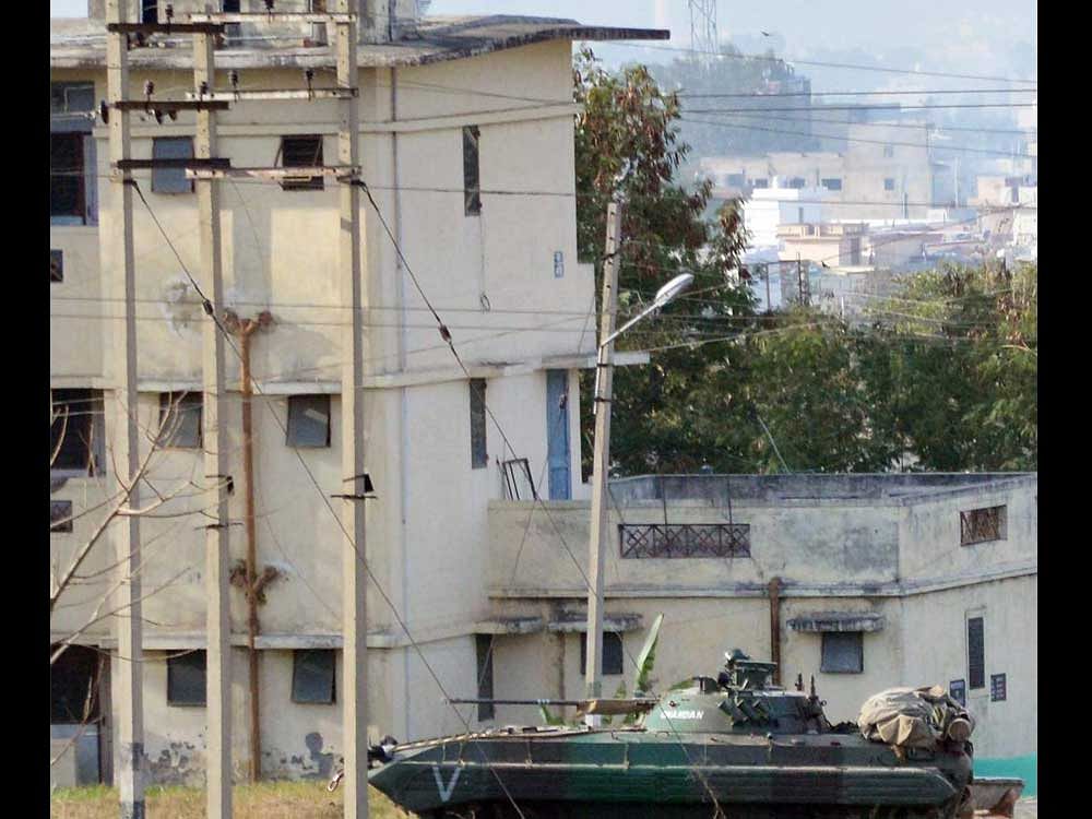 Army family quarters at Sunjuwan Military Station. PTI Photo