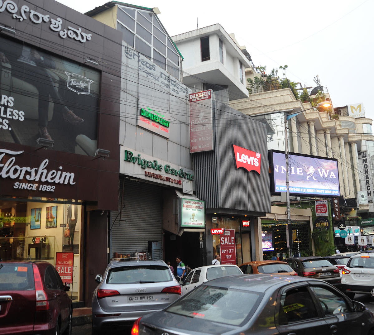 Brigade Gardens Restaurant on Brigade Road. Pushkar V