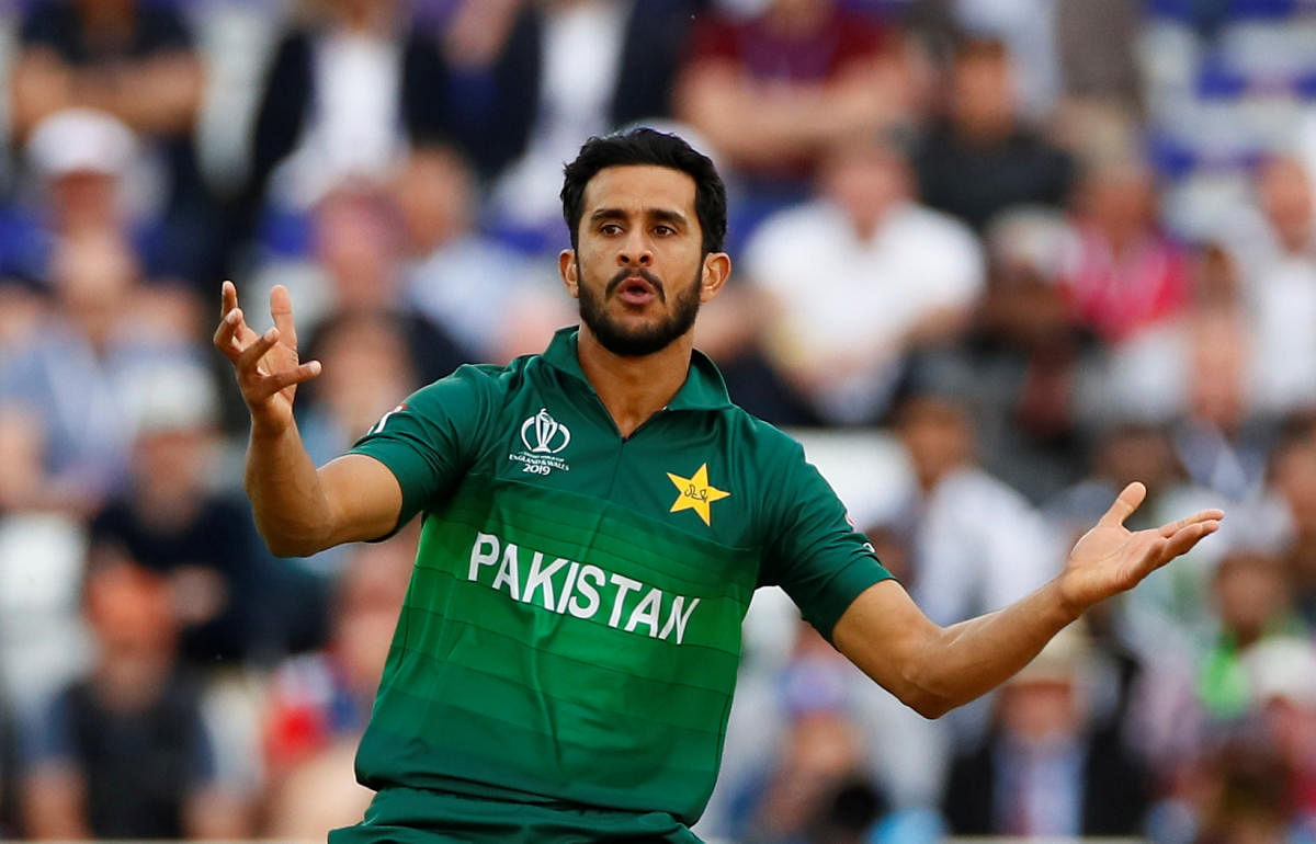 File photo of Pakistan cricketer Hasan Ali. Photo credit: Reuters