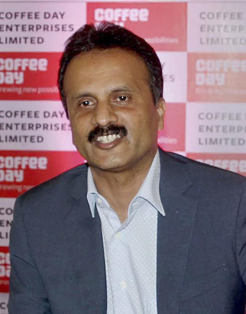 V.G. Siddhartha, owner of the Café Coffee Day chain (PTI Photo)