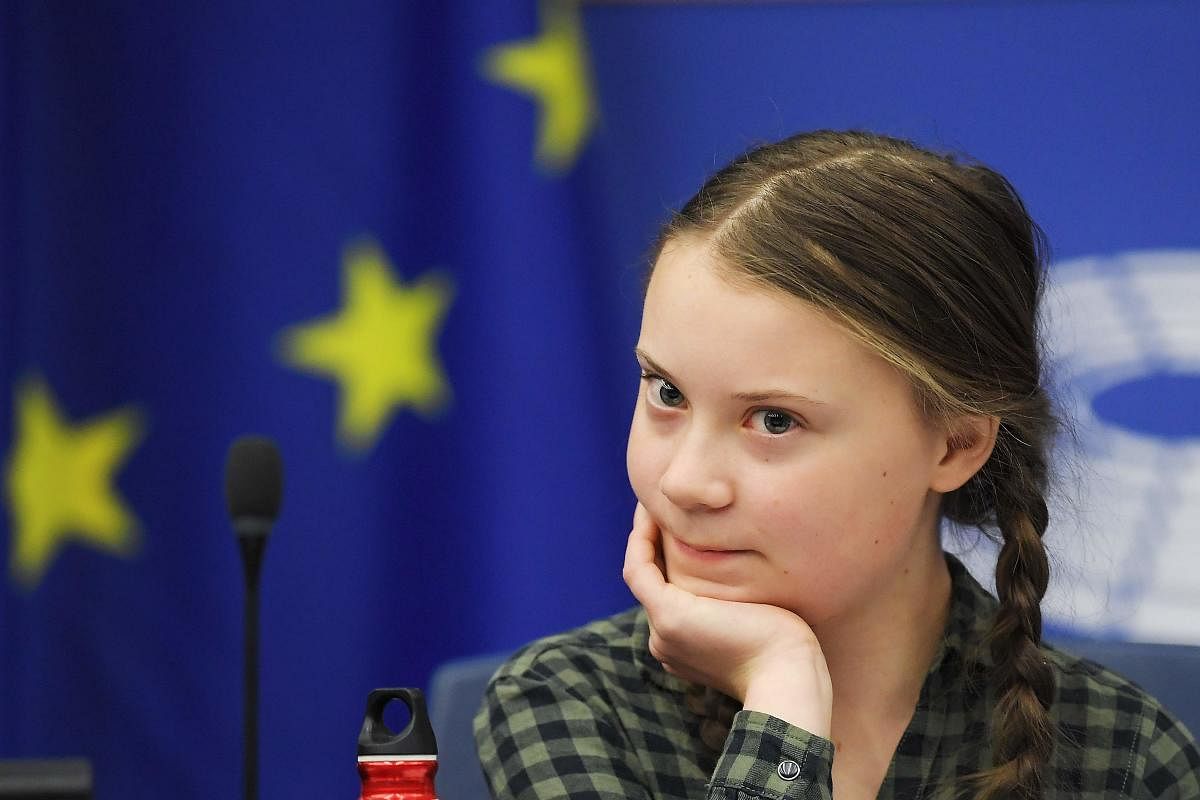 Swedish teenage activist Greta Thunberg (Photo AFP)