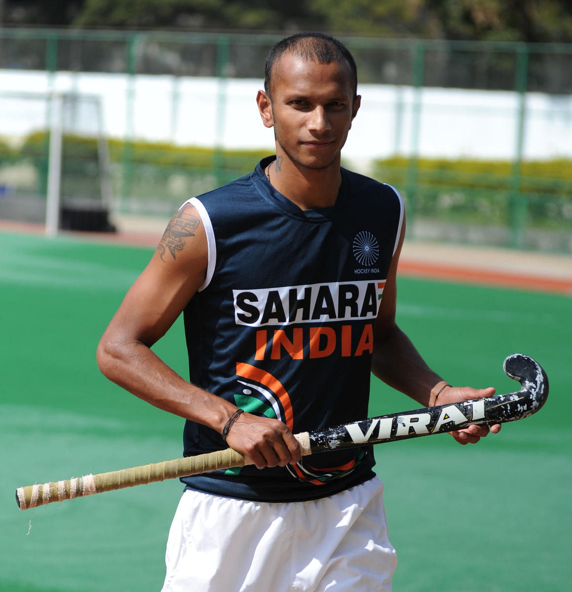 FIGHTER: SV Sunil has worked really hard to recover from a career-threatening knee injury and return to the national side. DH PHOTO 