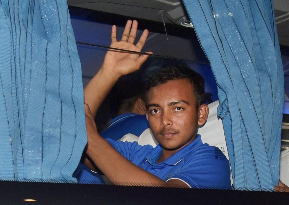Prithvi Shaw was banned until November for a doping violation (PTI File Photo)