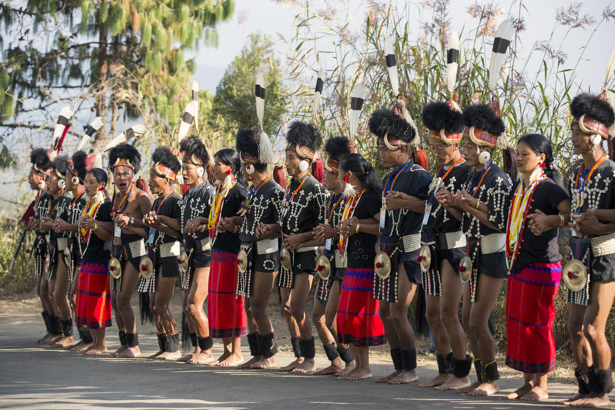 Naga tribals.