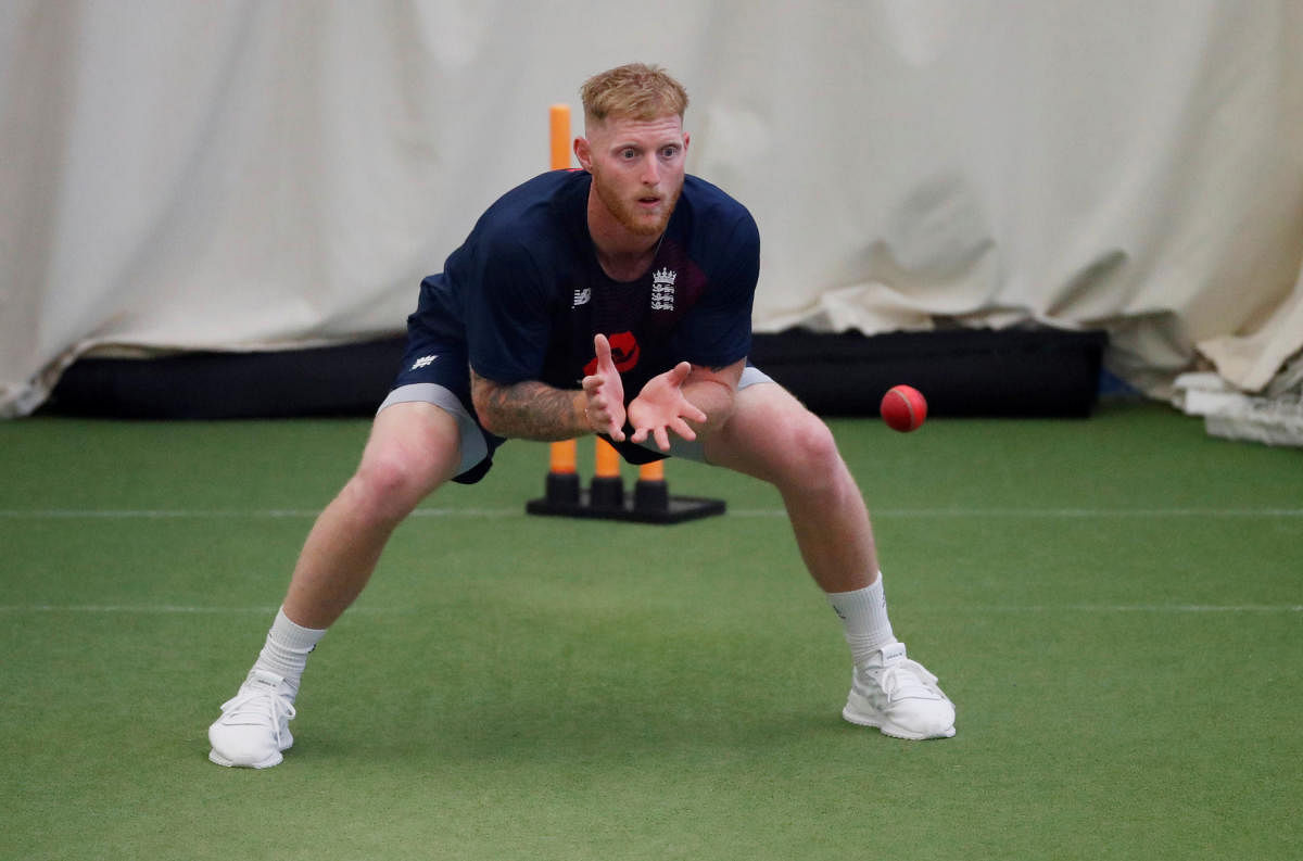 England's Ben Stokes during nets. (Reuters Photo)