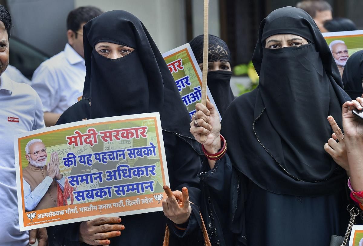 Triple Talaq bill passed in Rajya Sabha (PTI Photo)