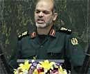 Then nominee for defense minister, Gen. Ahmad Vahidi, delivers his speech in an open session of parliament in Tehran, Iran, in this Sept. 1, 2009 file photo. AP