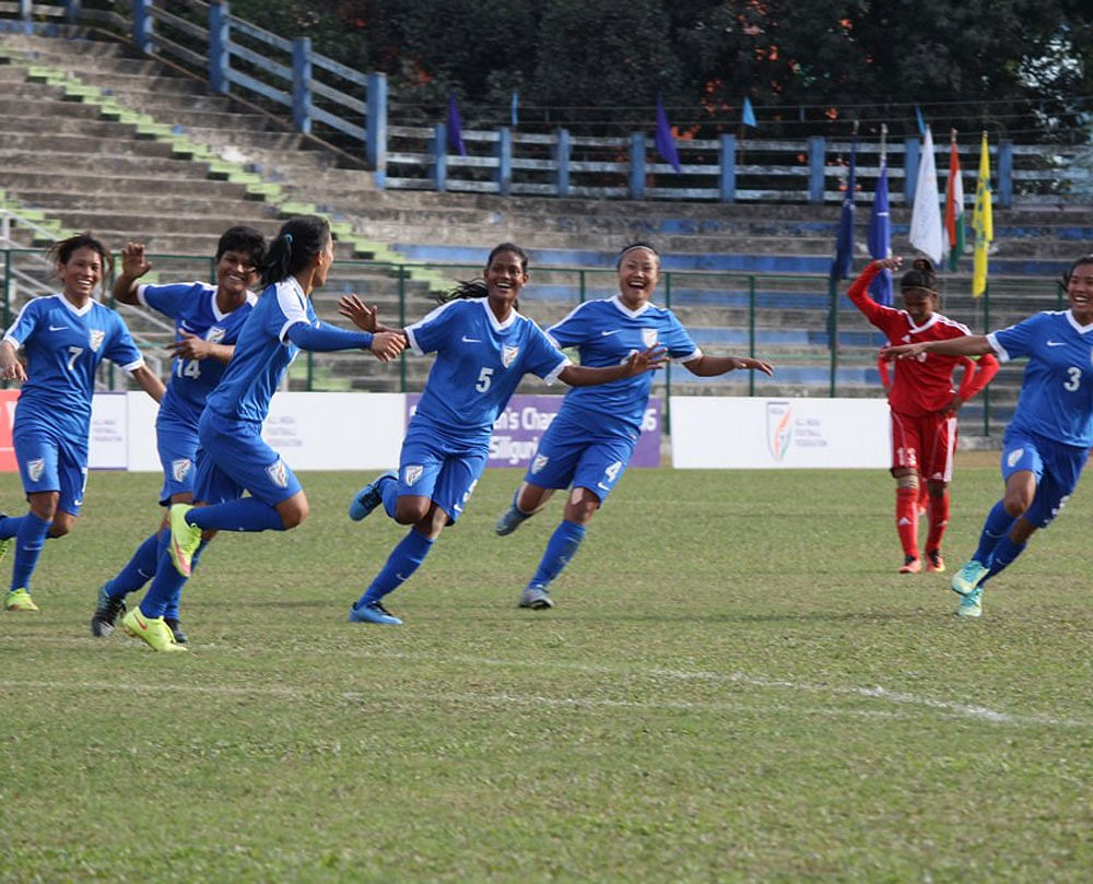 The first-half was totally one-sided with India dominating and setting the pace of the match. Image courtesy: twitter