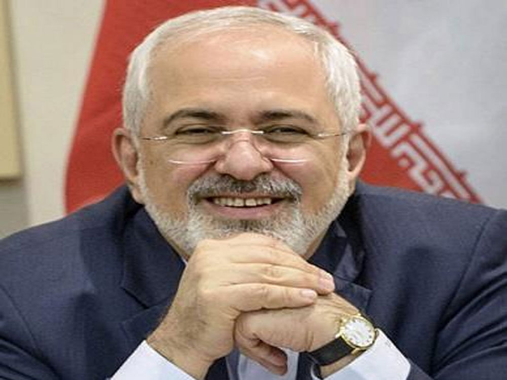Iran's Foreign Minister Mohammad Javad Zarif. Image courtesy Twitter.