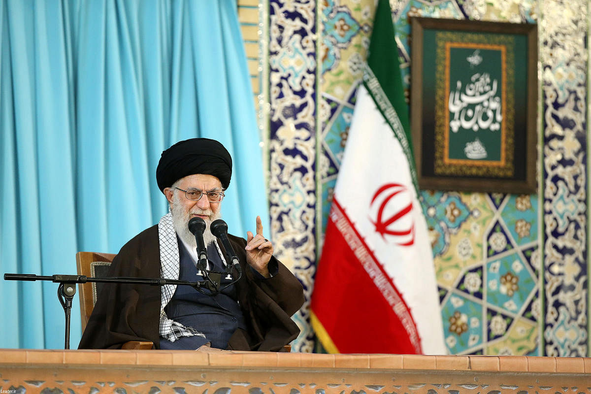 Iran's Supreme Leader Ayatollah Ali Khamenei delivers a speech in Mashad, Iran, Reuters Photo