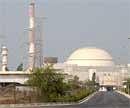 The reactor building of Bushehr nuclear power plant is seen just outside the city of Bushehr 750 miles (1,245 kilometers) south of the capital Tehran on  Friday. AP