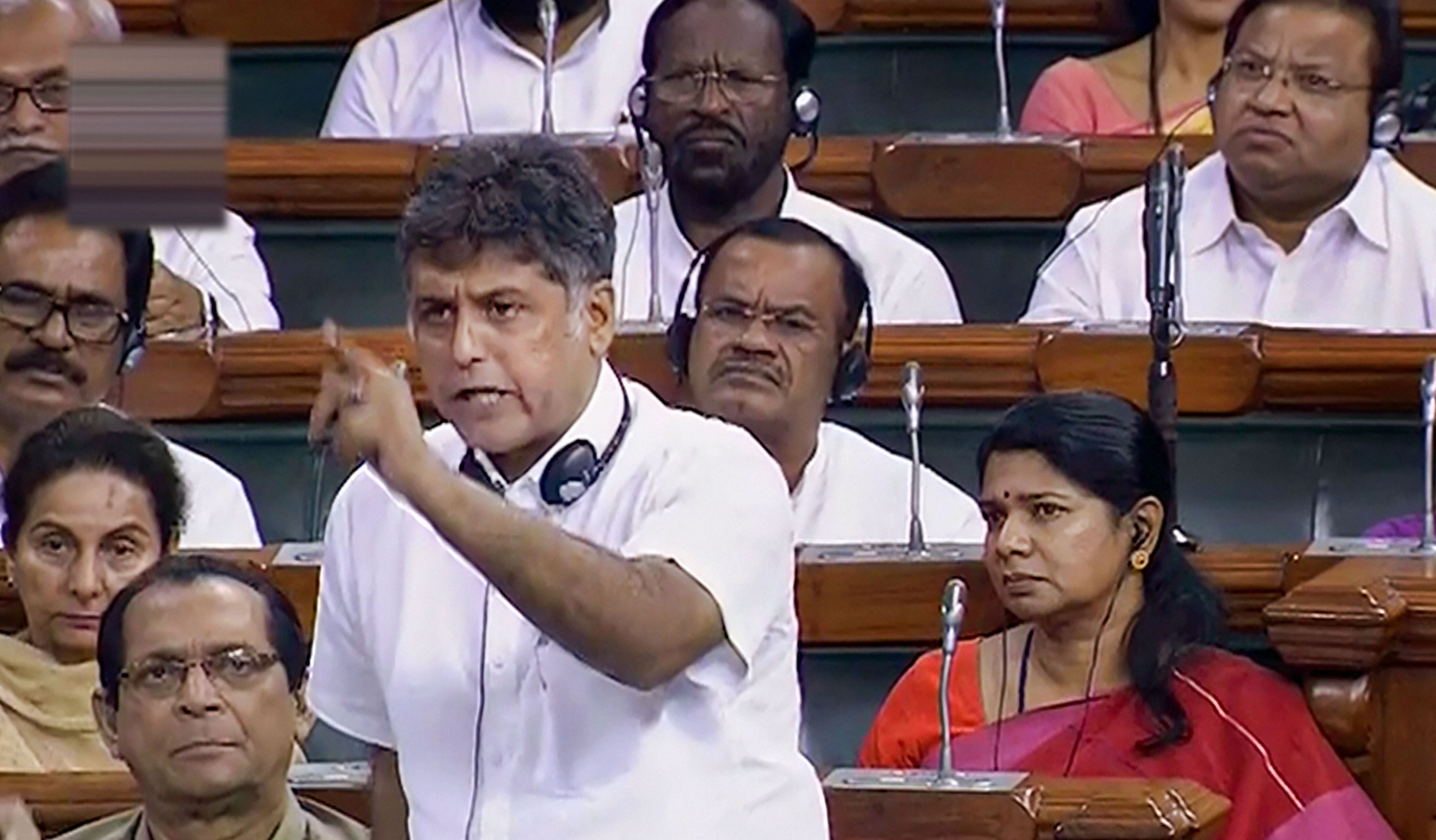 Former union minister Manish Tewari raised the issue in the Lok Sabha and demanded that the Centre probe whether Siddhartha’s suicide was linked to the Income Tax probe into his business dealings. (PTI Photo)