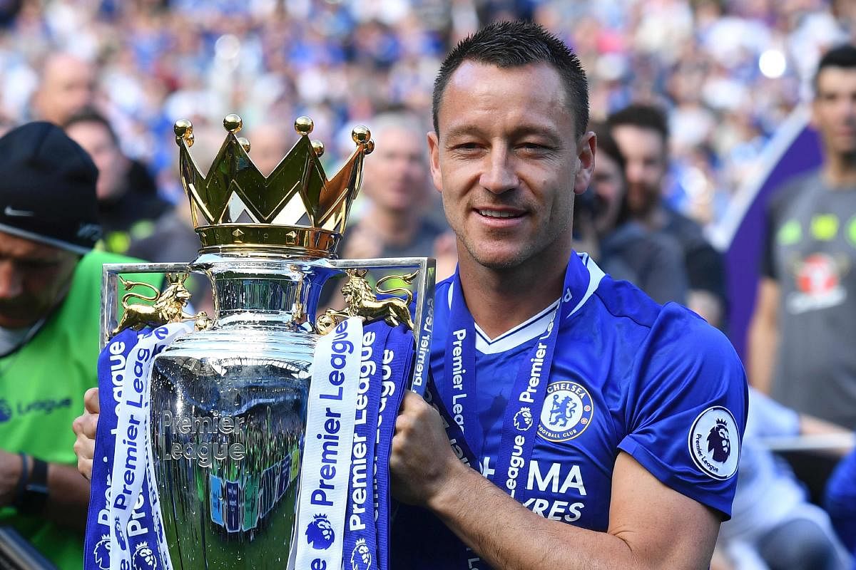 In a wonderful club career, John Terry won five Premier League titles and five FA Cups with Chelsea. AFP