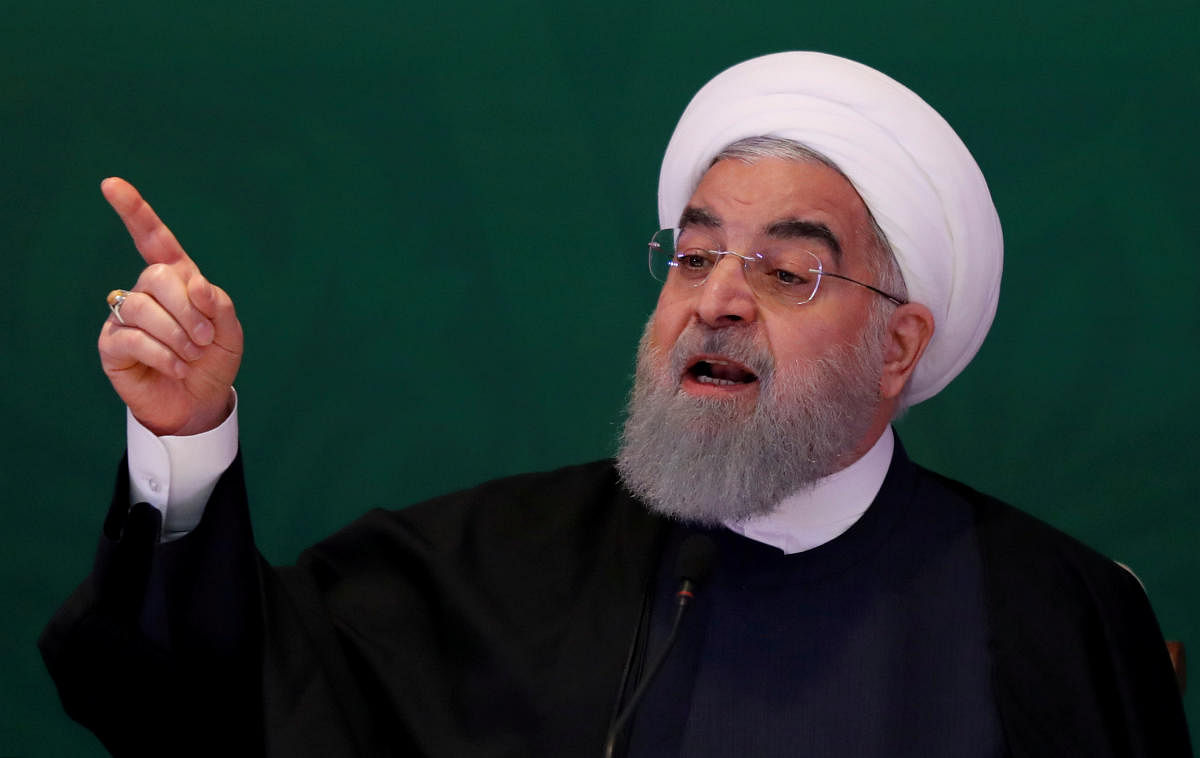 Iran's President Hassan Rouhani said Monday that his country would stay in the nuclear deal even if the United States pulls out, on the condition that the other parties remain. Reuters file photo