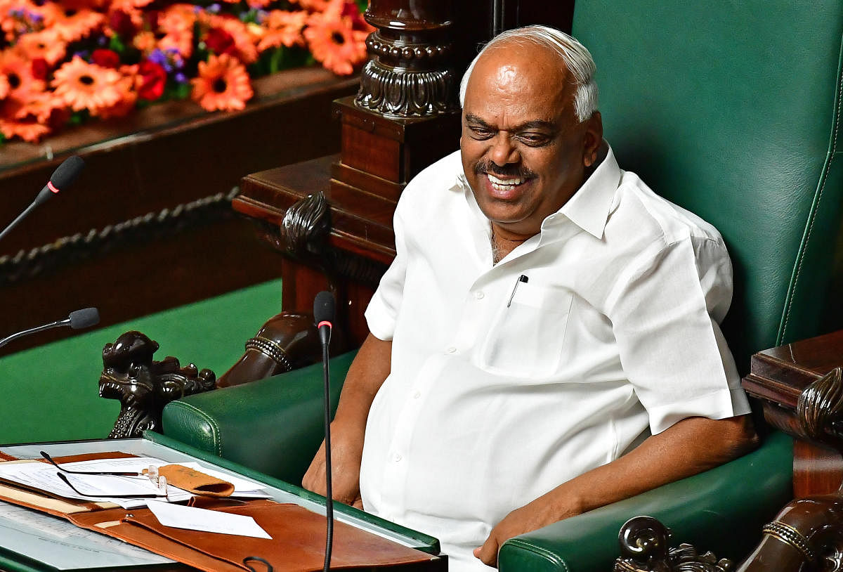 The date has been fixed after consulting both the opposition and ruling coalition leaders during the Business Advisory Committee meeting, Kumar announced in the assembly. The Speaker also adjourned the House till Thursday. (DH Photo)