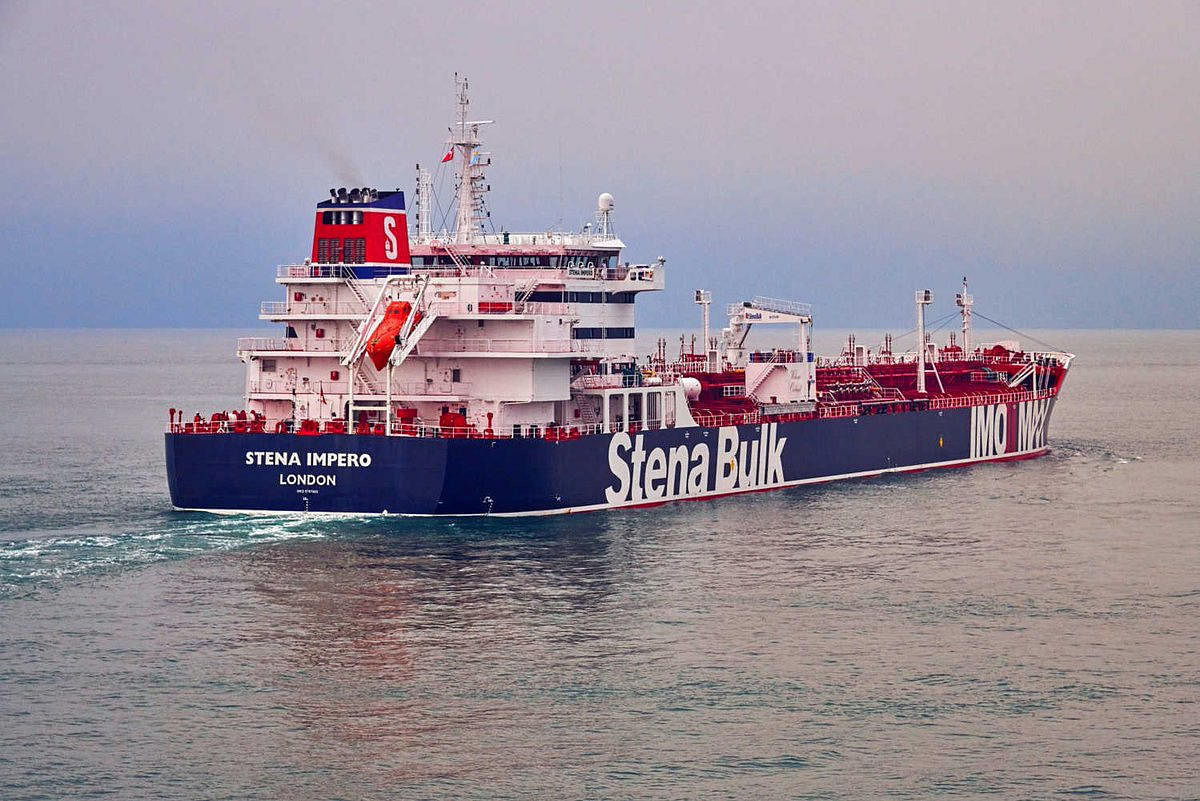 Iran has flagged the Stena Impero and Indians are among the crew members held (Reuters/Handout Photo)